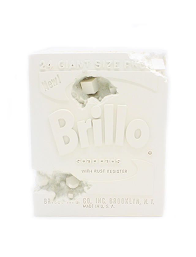 ×ANDY WARHOL ERODED BRILLO BOX BLUE アート