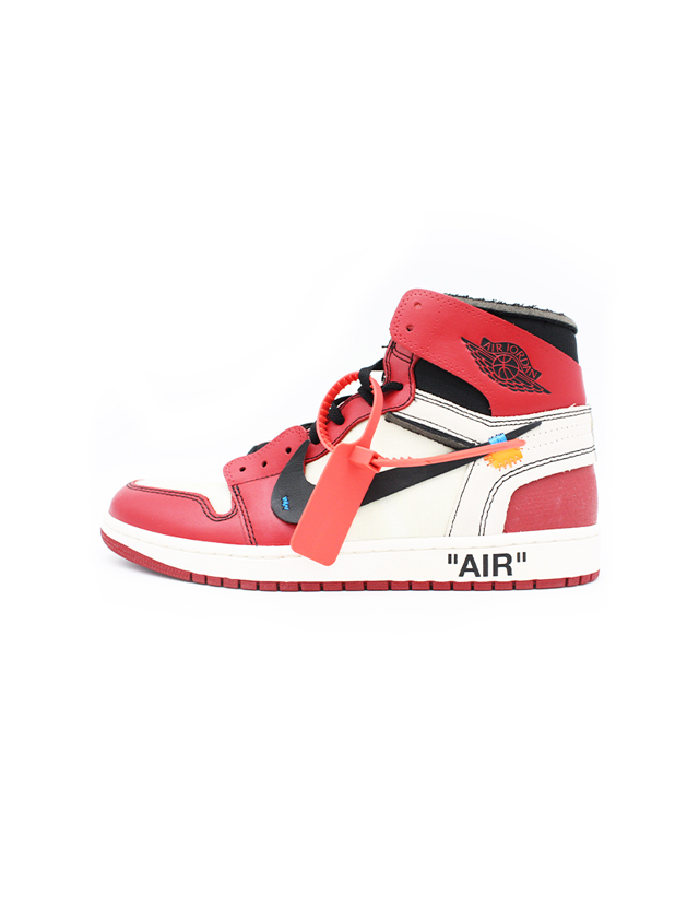 ×OFF-WHITE THE 10 : AIR JORDAN 1 CHICAGO CM AA3834-101 ハイカットスニーカー